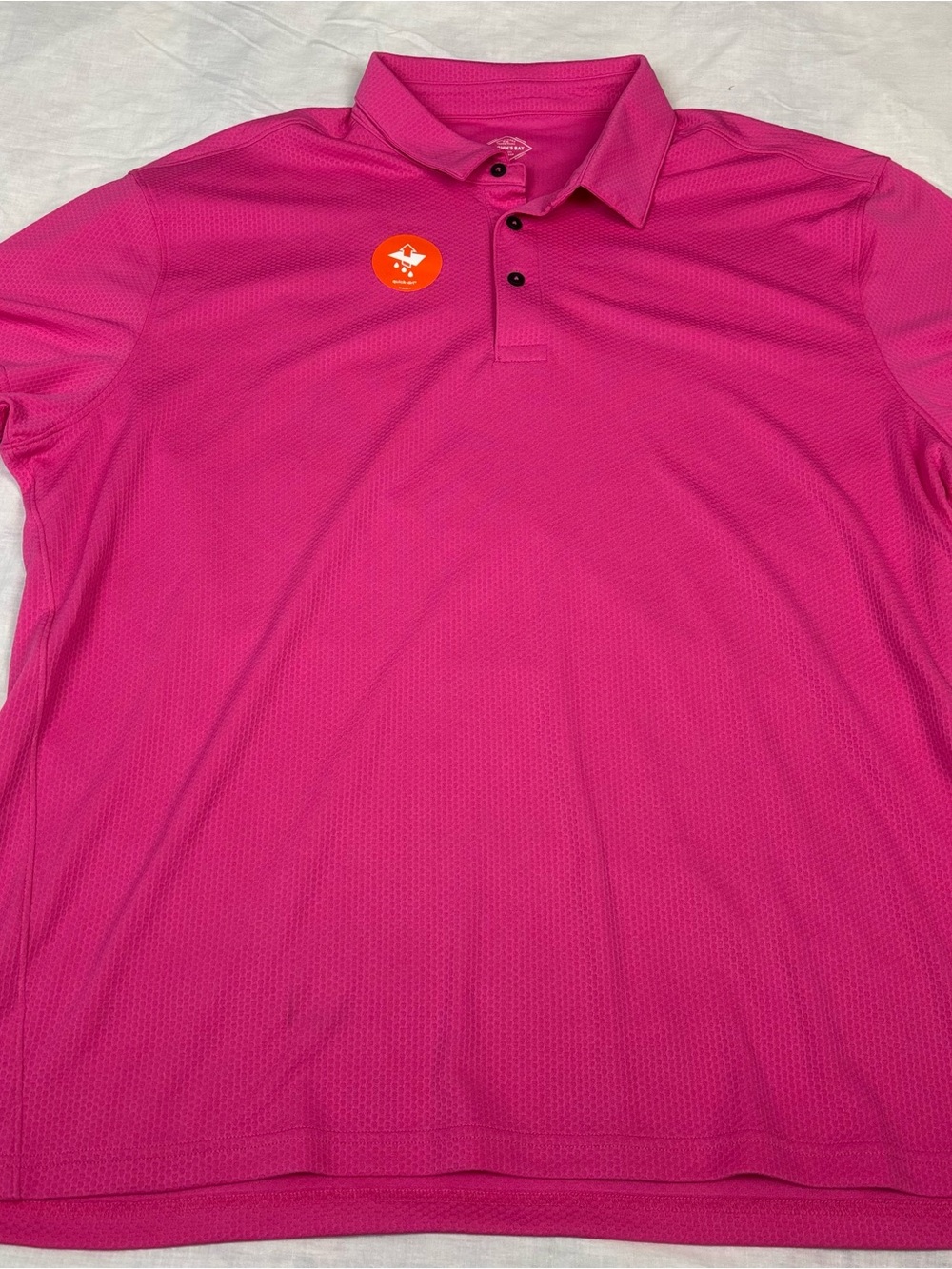 St. John's Bay Bright Magenta Performance Polo